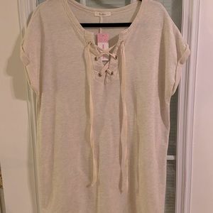 Rolled sleeve, sweater tunic or dress